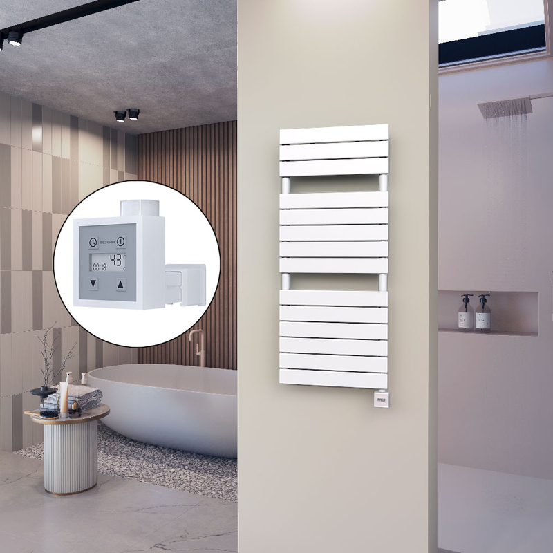 10H Electric Towel Warmer 500x1180 White Ktx3 600 W