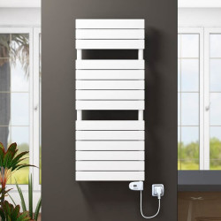 10H Electric Towel Warmer 600x1180 White (Thesis Thermostat) 600 W - Thumbnail