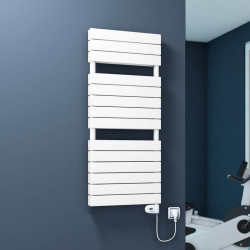 20H Electric Towel Warmer 500x1180 White (Thesis Thermostat) 600 W - Thumbnail