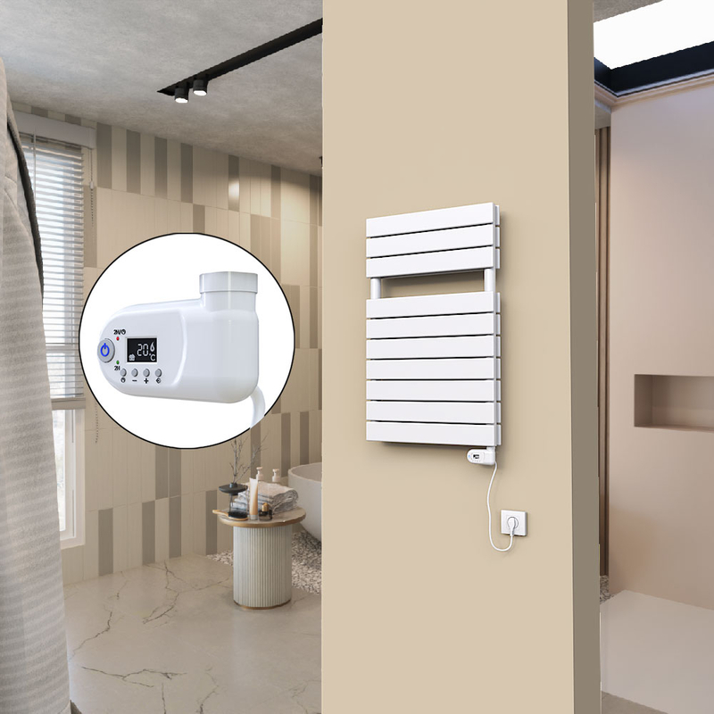 20H Electric Towel Warmer 500x810 White (Thesis Thermostat) 600 W