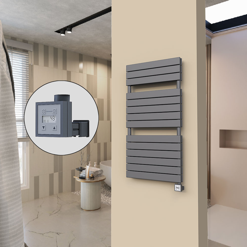 20H Electric Towel Warmer 600x1180 Anthracite Ktx3 1000 W