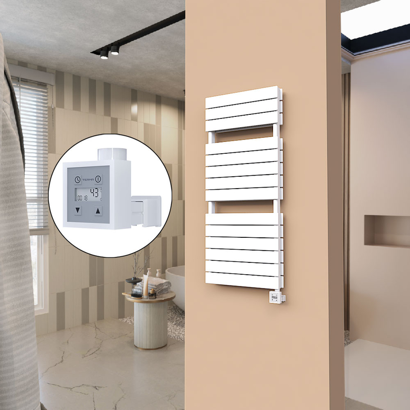 21H Electric Towel Warmer 500x1180 White Ktx3 1000 W