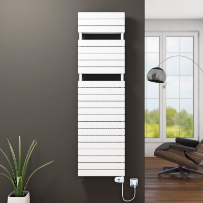 21H Electric Towel Warmer 500x1772 White (Thesis Thermostat) 1200 W