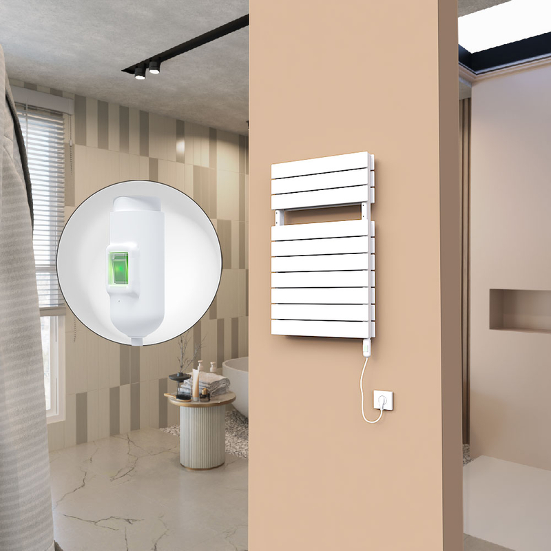 21H Electric Towel Warmer 500x810 White (On/Off) 600 W