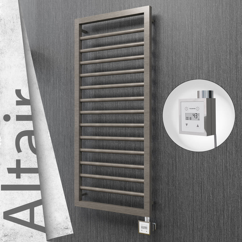 ALTAIR Elektrikli Paslanmaz Çelik Havlupan 400x1040 Satin Polisaj (KTX3 Termostat) 300W