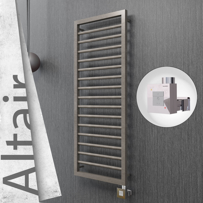 ALTAIR Elektrikli Paslanmaz Çelik Havlupan 400x1180 Satin Polisaj (KTX1 Termostat) 300W