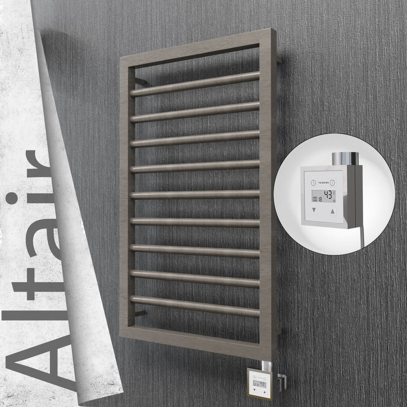 ALTAIR Elektrikli Paslanmaz Çelik Havlupan 400x760 Satin Polisaj (KTX3 Termostat) 200W