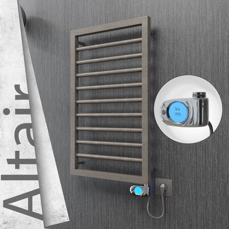 ALTAIR Elektrikli Paslanmaz Çelik Havlupan 400x760 Satin Polisaj (Musa Termostat) 200W