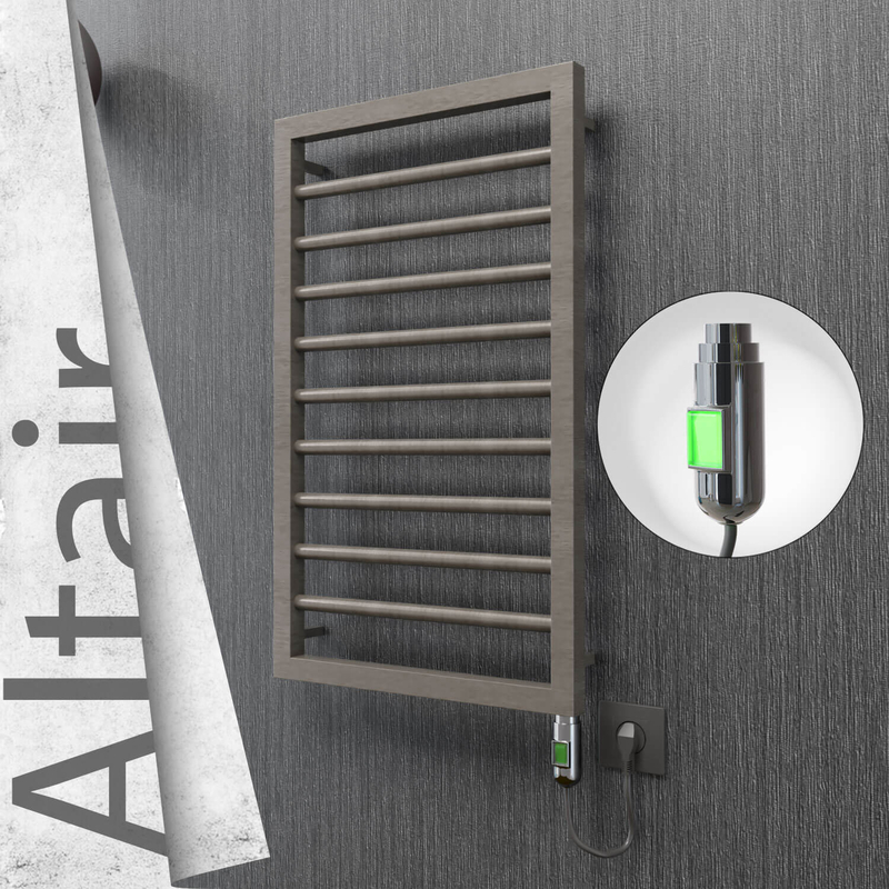 ALTAIR Elektrikli Paslanmaz Çelik Havlupan 400x760 Satin Polisaj (On/Off Düğmeli) 200W