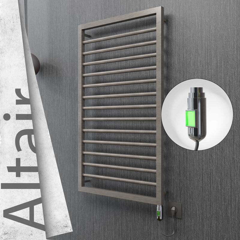 ALTAIR Elektrikli Paslanmaz Çelik Havlupan 500x1040 Satin Polisaj (On/Off Düğmeli) 300W