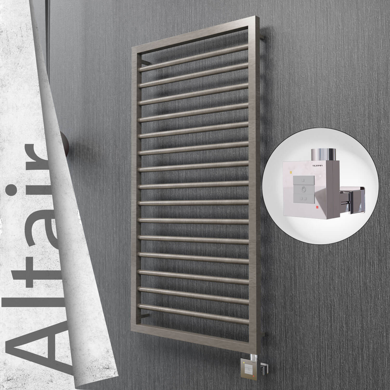 ALTAIR Elektrikli Paslanmaz Çelik Havlupan 500x1180 Satin Polisaj (KTX1 Termostat) 300W