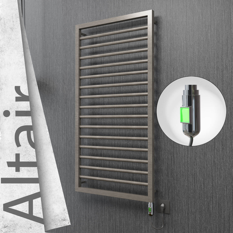 ALTAIR Elektrikli Paslanmaz Çelik Havlupan 500x1180 Satin Polisaj (On/Off Düğmeli) 300W