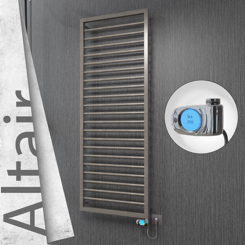 ALTAIR Elektrikli Paslanmaz Çelik Havlupan 500x1600 Satin Polisaj (Musa Termostat) 600W