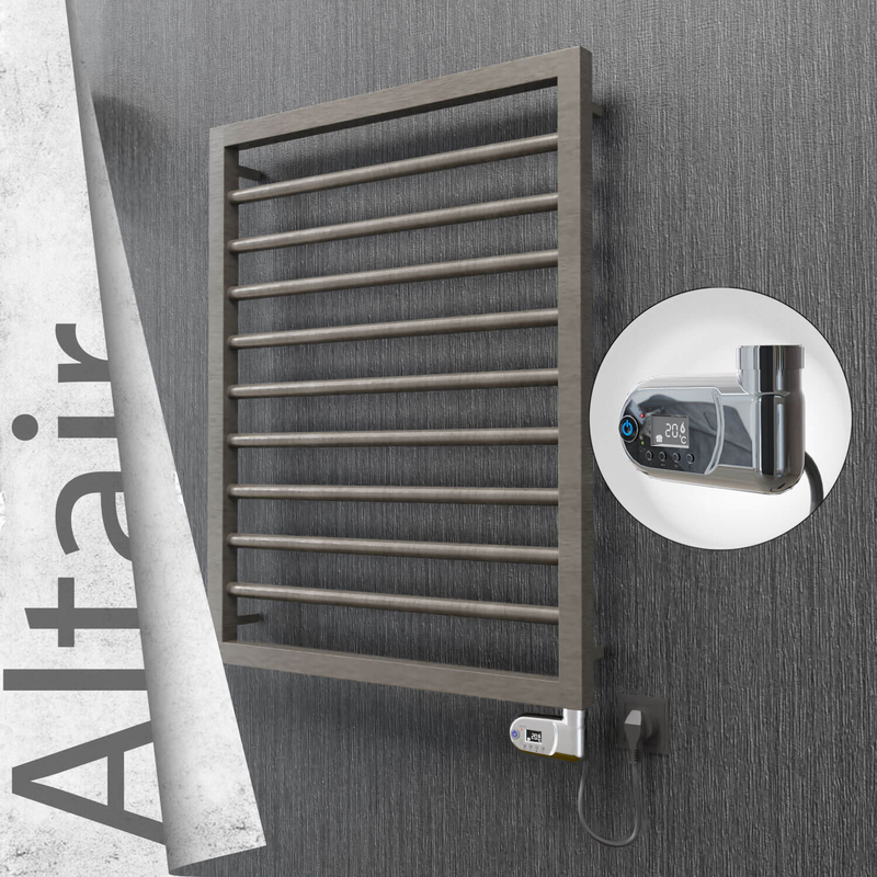 ALTAIR Elektrikli Paslanmaz Çelik Havlupan 500x760 Satin Polisaj (Thesis Termostat) 200W