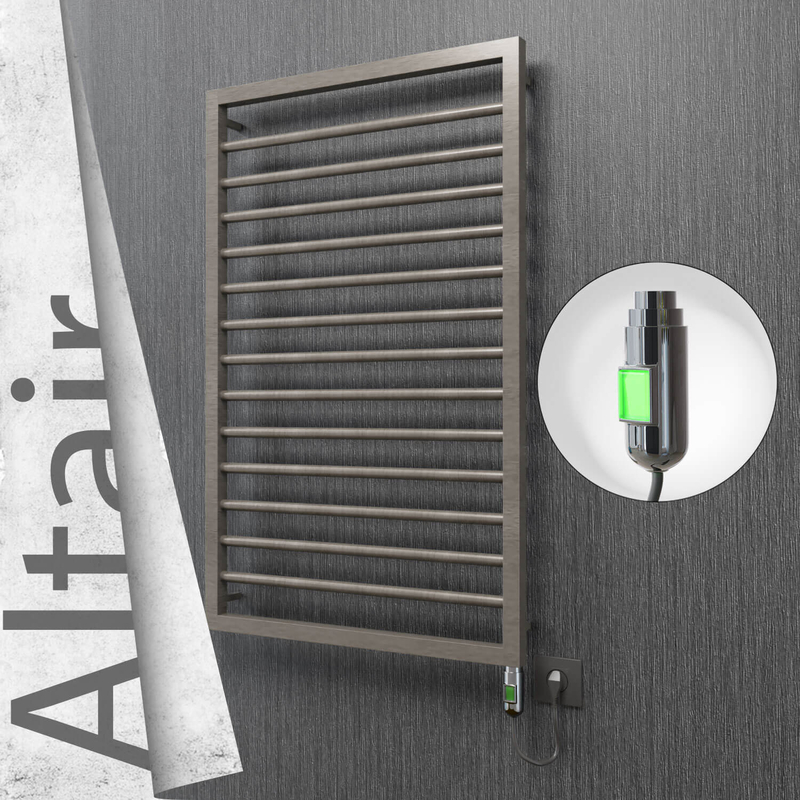 ALTAIR Elektrikli Paslanmaz Çelik Havlupan 600x1040 Satin Polisaj (On/Off Düğmeli) 300W