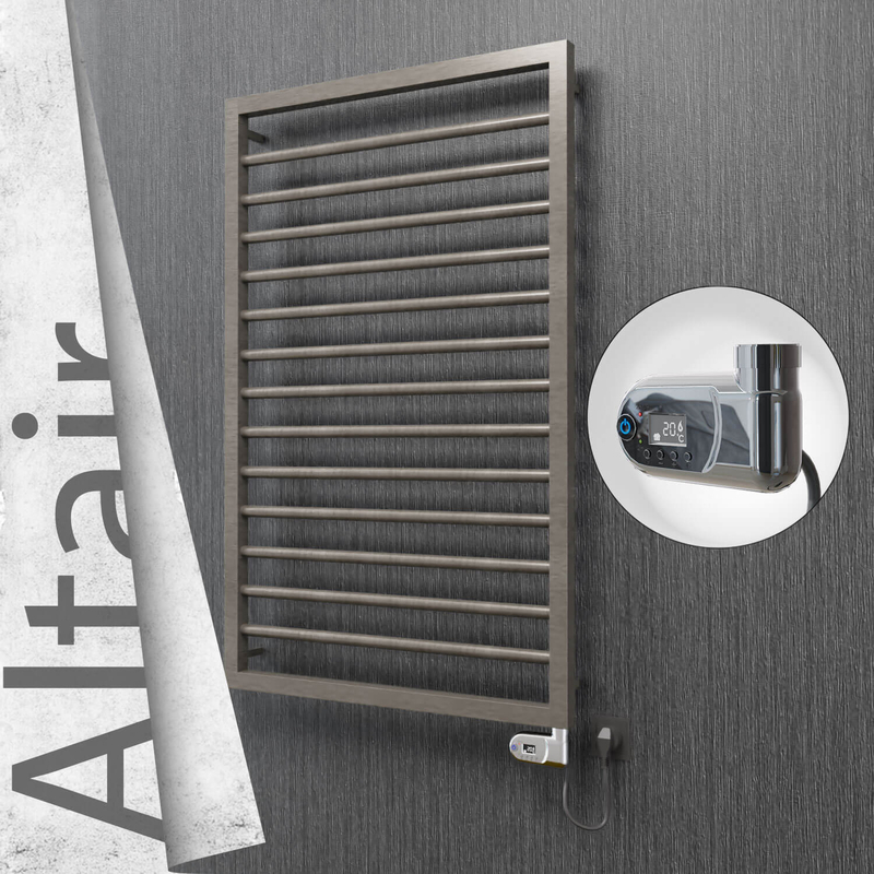 ALTAIR Elektrikli Paslanmaz Çelik Havlupan 600x1040 Satin Polisaj (Thesis Termostat) 300W