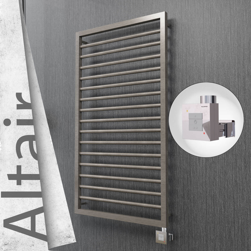 ALTAIR Elektrikli Paslanmaz Çelik Havlupan 600x1180 Satin Polisaj (KTX1 Termostat) 300W