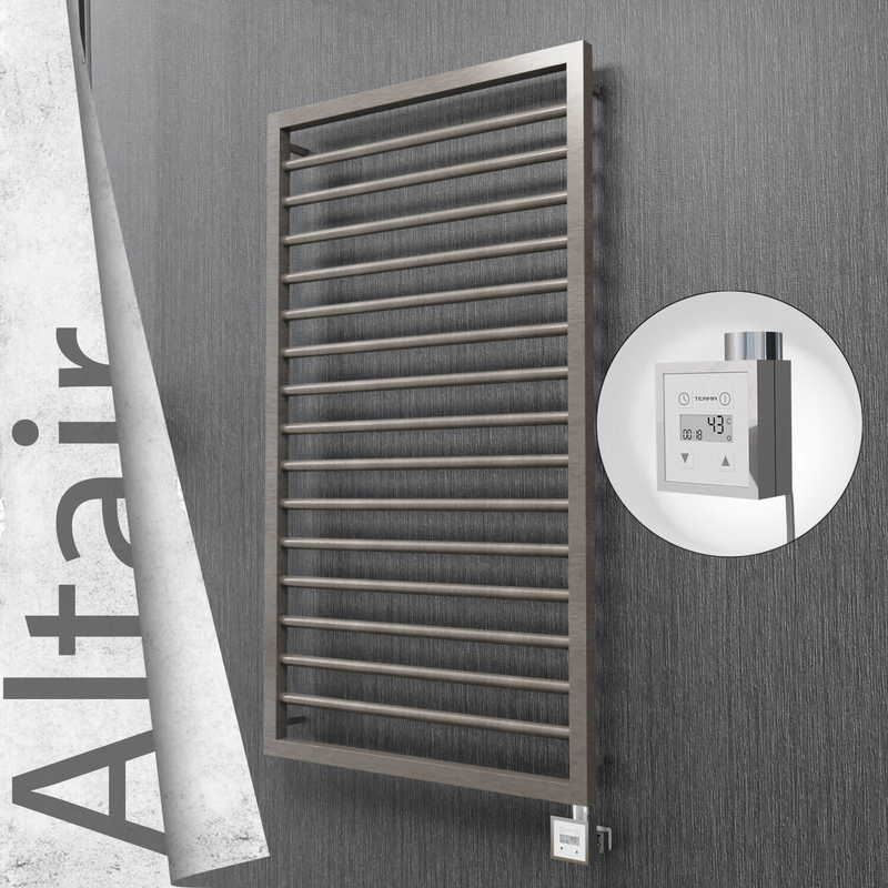 ALTAIR Elektrikli Paslanmaz Çelik Havlupan 600x1180 Satin Polisaj (KTX3 Termostat) 300W