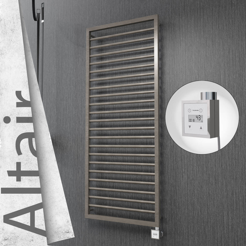 ALTAIR Elektrikli Paslanmaz Çelik Havlupan 600x1600 Satin Polisaj (KTX3 Termostat) 600W