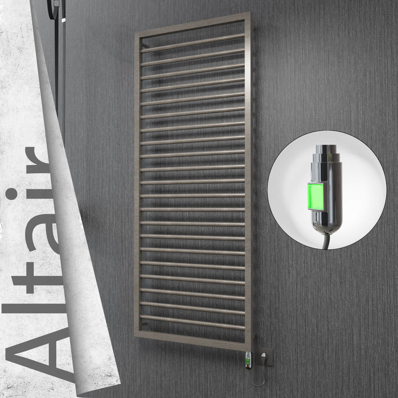 ALTAIR Elektrikli Paslanmaz Çelik Havlupan 600x1600 Satin Polisaj (On/Off Düğmeli) 600W