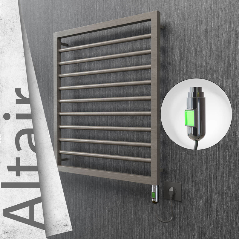 ALTAIR Elektrikli Paslanmaz Çelik Havlupan 600x760 Satin Polisaj (On/Off Düğmeli) 300W