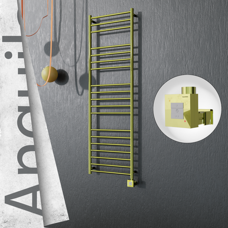 ANGUILA Elektrikli Paslanmaz Çelik Havlupan 500x1630 Altın (KTX1 Termostat) 300W