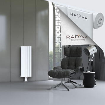 Arno Aluminium Radiator 1000x366 White - Thumbnail