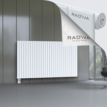 Arno Aluminium Radiator 1200x2142 White - Thumbnail