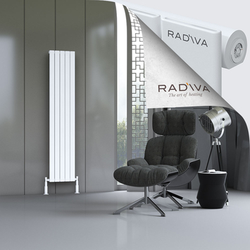 Arno Aluminium Radiator 1800x366 White - Thumbnail