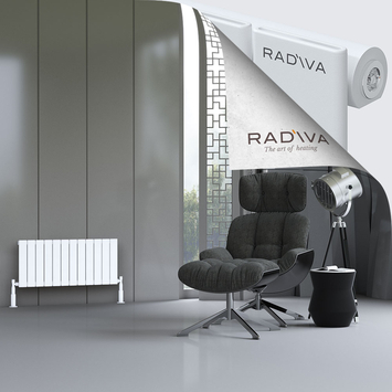 Arno Aluminium Radiator 400x884 White - Thumbnail