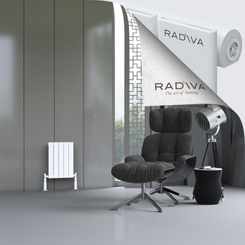 Arno Aluminium Radiator 500x366 White - Thumbnail