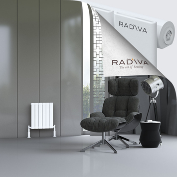 Arno Aluminium Radiator 500x440 White - Thumbnail