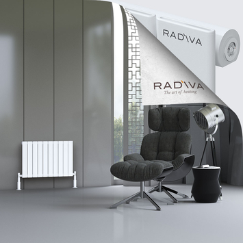 Arno Aluminium Radiator 500x736 White - Thumbnail