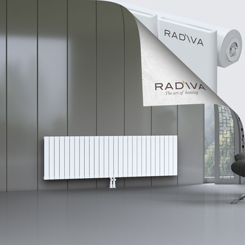 Arno Aluminium Radiator 600x2068 White - Thumbnail