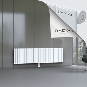 Arno Aluminium Radiator 600x2142 White - Thumbnail