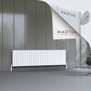 Arno Aluminium Radiator 600x2216 White - Thumbnail