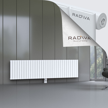 Arno Aluminium Radiator 600x2364 White - Thumbnail