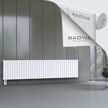 Arno Aluminium Radiator 600x2586 White - Thumbnail