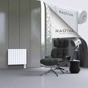 Arno Aluminium Radiator 600x736 White - Thumbnail