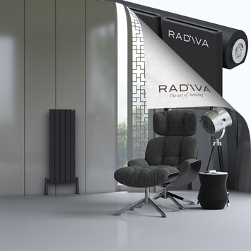 Arno Radiateur En Aluminium 1000x366 Noir - Thumbnail