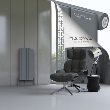 Arno Radiateur En Aluminium 1000x440 Anthracite - Thumbnail