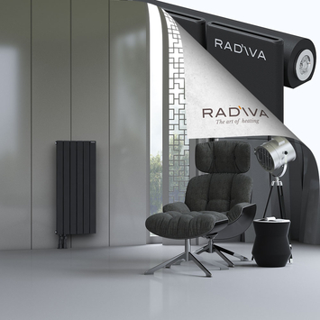 Arno Radiateur En Aluminium 1000x440 Noir - Thumbnail