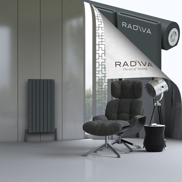 Arno Radiateur En Aluminium 1000x514 Anthracite Foncé - Thumbnail