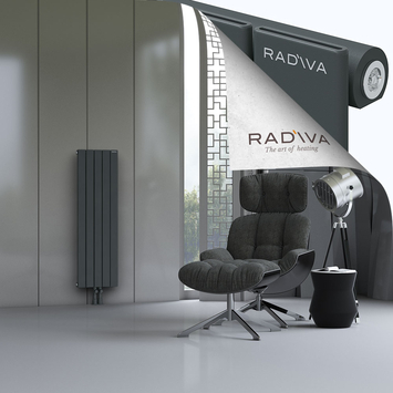 Arno Radiateur En Aluminium 1200x366 Anthracite Foncé - Thumbnail