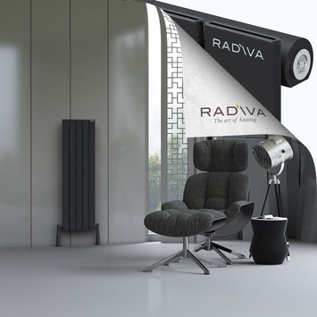 Arno Radiateur En Aluminium 1200x366 Noir - Thumbnail