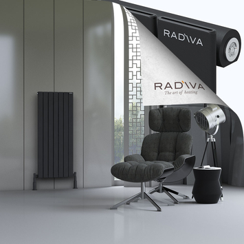 Arno Radiateur En Aluminium 1200x514 Noir - Thumbnail