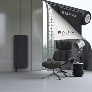 Arno Radiateur En Aluminium 1200x514 Noir - Thumbnail