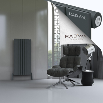 Arno Radiateur En Aluminium 1200x588 Anthracite Foncé - Thumbnail