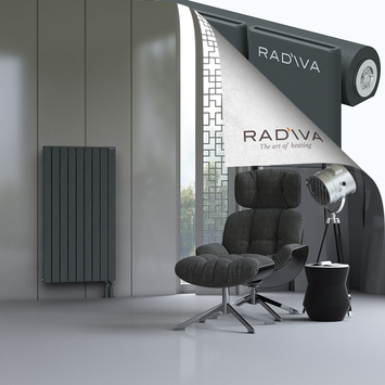 Arno Radiateur En Aluminium 1200x662 Anthracite Foncé - Thumbnail