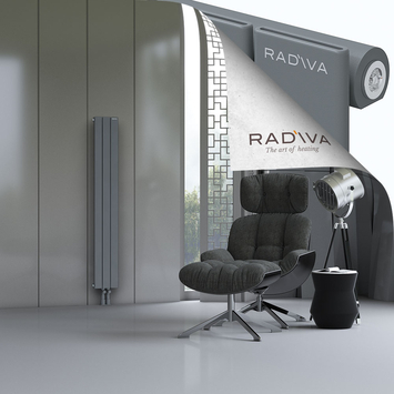 Arno Radiateur En Aluminium 1500x218 Anthracite - Thumbnail